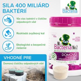 Baktérie pre Vašu DOMOVÚ ČISTIAREŇ ODPADOVÝCH VÔD 500g