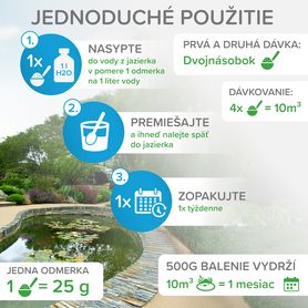 Baktérie pre Vaše JAZIERKO (leto) 500g