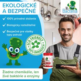Baktérie pre Váš SIFÓN, POTRUBIE, ODPAD 500g