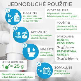 Baktérie pre Váš SIFÓN, POTRUBIE, ODPAD 500g